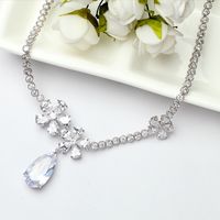 Fashion Diamond Bridal Necklace Wholesale main image 5