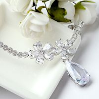 Fashion Diamond Bridal Necklace Wholesale main image 6