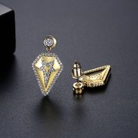 Korean Fashion Golden Star Earrings main image 5