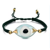 Bohemian Hand-woven Acrylic Resin Evil Eye Bracelet sku image 9