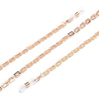 Fashion Simple Color Preserving Copper Rectangular Glasses Chain sku image 1