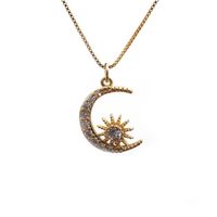 Fashion Micro-inlaid Zircon Devil's Eye Necklace sku image 2