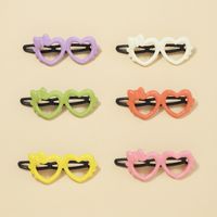 Korean Love Frame Cartoon Cute Hair Clip 6 Combinations sku image 1