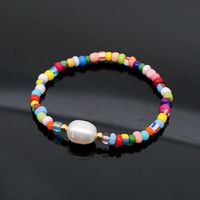 Simple Baroque Natural Freshwater Pearl All-match Multi-layered  Bracelet sku image 2