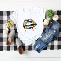 Women's Short Sleeve Printing Casual Fashion Printing sku image 15