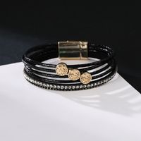 Nouveau Bracelet Diamant Multi-pièces En Cuir Pu main image 5