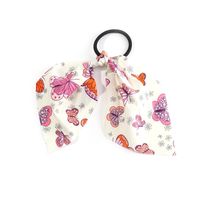 New Retro Knotted Big Bow Hair Scrunchies main image 6