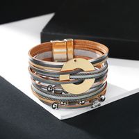 Mehrschichtiges Breites Seitenarmband Im Böhmischen Stil main image 3