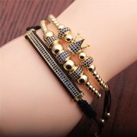 Crown Woven Adjustable Bracelet Set main image 5