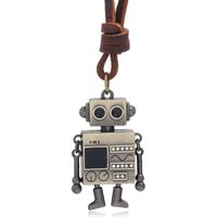 Fashion Robot Pendant Necklace main image 1