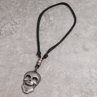 Simple Skull Head Pendant Necklace main image 6