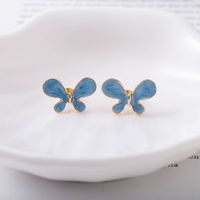 New Korean Retro Butterfly Earrings main image 3