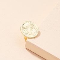 Simple Fashion Star Coin Portrait Ring main image 4