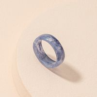 Korean Simple Retro Acrylic Ring main image 4