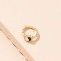 Korean Simple Fashion Chinese Style Tai Chi Yin Yang Ring main image 2