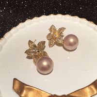 Petal Pearl Earrings main image 3