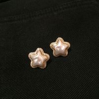 Irregular Star Retro Bump Baroque Earrings main image 1