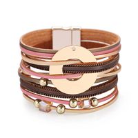 Mehrschichtiges Breites Seitenarmband Im Böhmischen Stil sku image 3