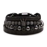 Crown Woven Adjustable Bracelet Set sku image 12