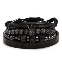 Crown Woven Adjustable Bracelet Set sku image 13