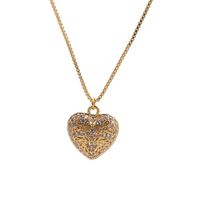 Simple Fashion Heart Pendant Necklace sku image 3