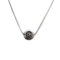 Fashion Simple Micro-inlaid Zircon Diamond Ball Necklace sku image 5