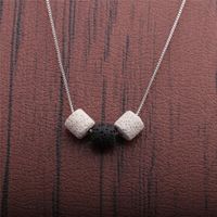 Fashion Volcanic Stone Necklace sku image 2