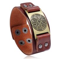 Punk Leather Simple Fashion Bracelet sku image 2