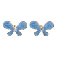 New Korean Retro Butterfly Earrings sku image 1