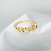 New Simple Stainless Steel Heart-shaped Ring main image 3