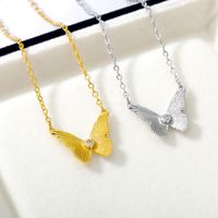 New Fashion Simple Butterfly Necklace main image 4