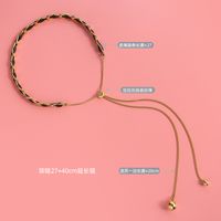 Fashion Geometric Titanium Steel Plating Necklace main image 3