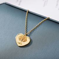 New Heart-shaped Tree Of Life Necklace sku image 1