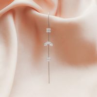 New Simple Inlaid Zircon Earrings sku image 4