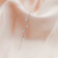 New Simple Inlaid Zircon Earrings sku image 8