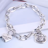Fashion Metal Simple Heart Bracelet main image 1