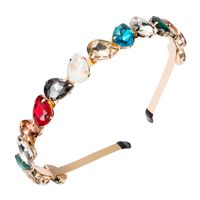 Korean Rhinestone Alloy Thin Edge Headband main image 6