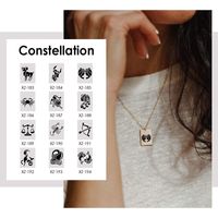 Stainless Steel Constellation Pendant Necklace main image 1
