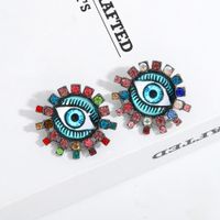 Hip-hop Creative Devil's Eye Alloy Earrings main image 5