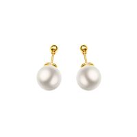 Stainless Steel Pearl Earrings Necklace main image 3