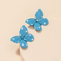Großhandel Schmetterling Retro Mode Ohrringe main image 1