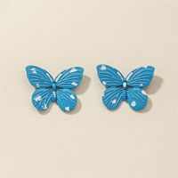 Großhandel Schmetterling Retro Mode Ohrringe main image 3