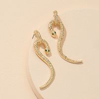 Fashion Snake-shaped Alloy Earrings main image 2