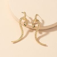 Fashion Snake-shaped Alloy Earrings main image 5