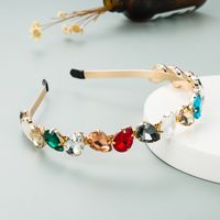 Korean Rhinestone Alloy Thin Edge Headband sku image 2