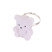 Korean Cute Plush Bear Ring sku image 1