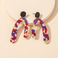 Acrylic Geometric Fashion Earrings sku image 1