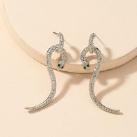 Fashion Snake-shaped Alloy Earrings sku image 1