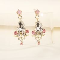 Baroque Fashion Diamond Crown Earring Set main image 4