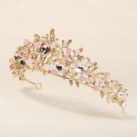 Baroque Fashion Diamond Crown Earring Set main image 5